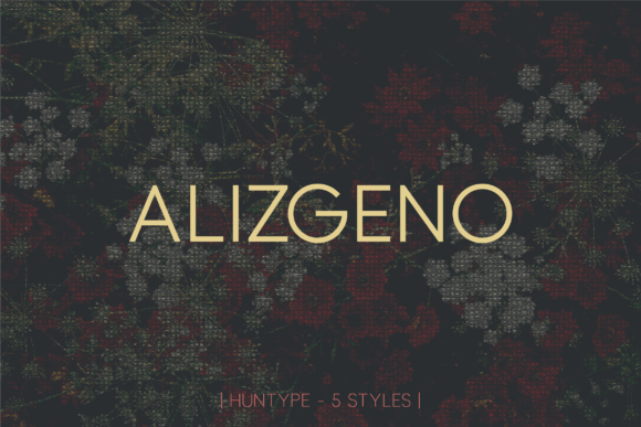 Alizgeno: A Modern Sans Serif Typeface for Editorial Design