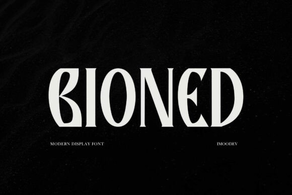 Bioned Font for Bold Creations