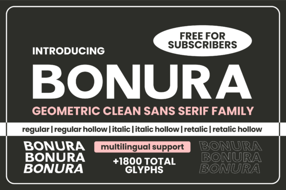 Bonura: A Bold Sans Serif for Creative Makers