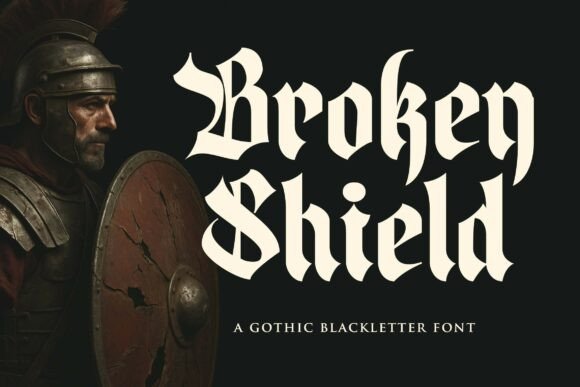 Broken Shield: A Bold Font for Business