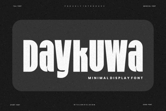 Daykuwa: The Bold Sans Serif Font for High-Impact Marketing