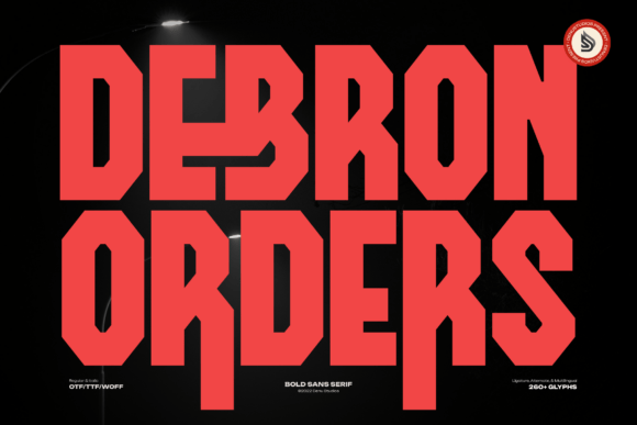 Debron Orders: A Bold Sans Serif for Real Projects