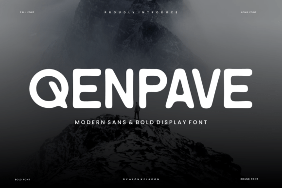 Elevate Editorial Design with the Qenpave Typeface