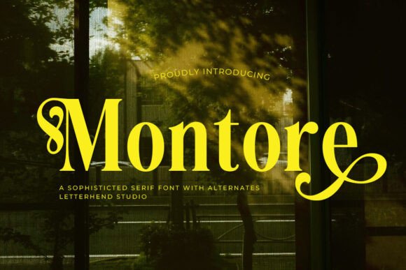 Elevate Your Campaigns with the Montore Serif Typeface