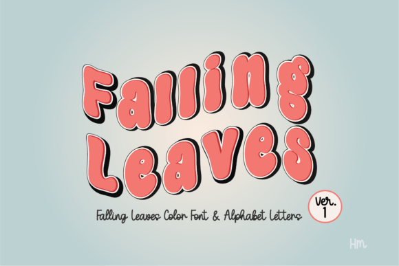 Falling Leaves Orange Font Review