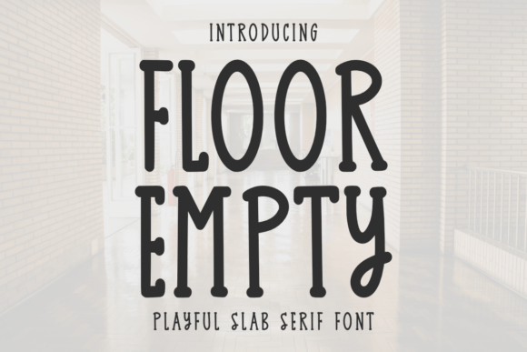 Floor Empty Font for Web Design
