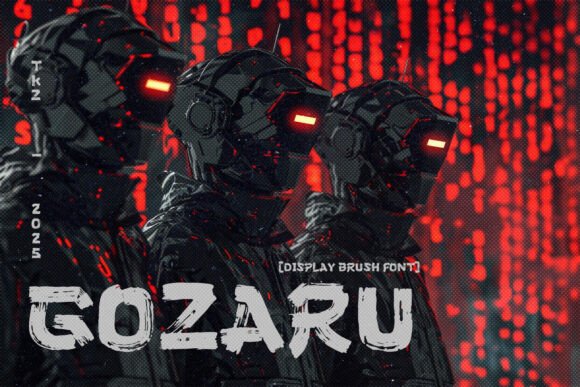 Gozaru Font: Bold Hand-Drawn Style for Makers
