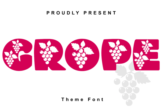 Grope Font: A Bold Typeface for Crafters & Sellers