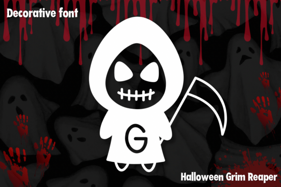 Halloween Grim Reaper Font