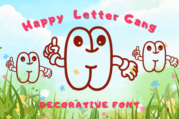 Happy Letter Gang: A Joyful Typeface for Editorial Design