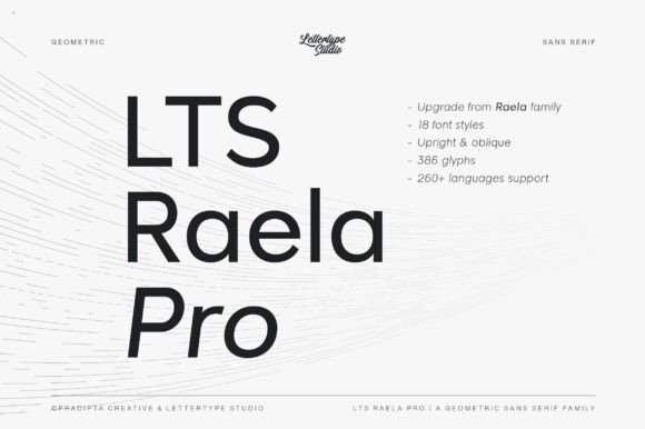 Lts Raela Pro: A Bold Sans Serif Font for Business Branding