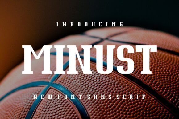 Minust: A Bold Sans Serif Font for Handmade Brands