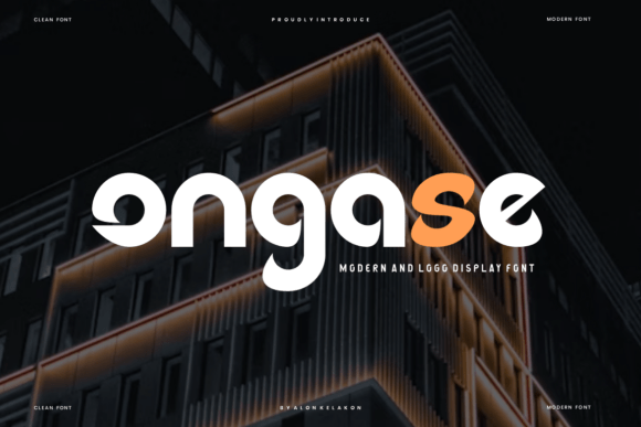 Ongase: A Bold Sans Serif Typeface for Modern Web Design