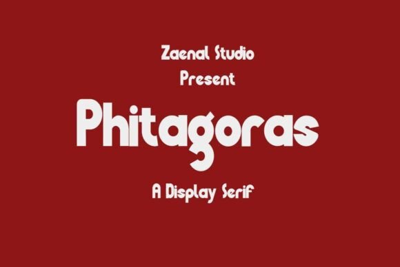 Phitagoras: A Bold Serif Font for Memorable Branding