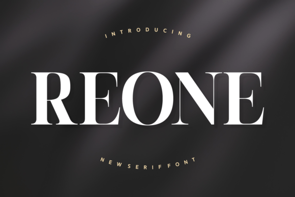 Reone: A Bold Serif Font for Business