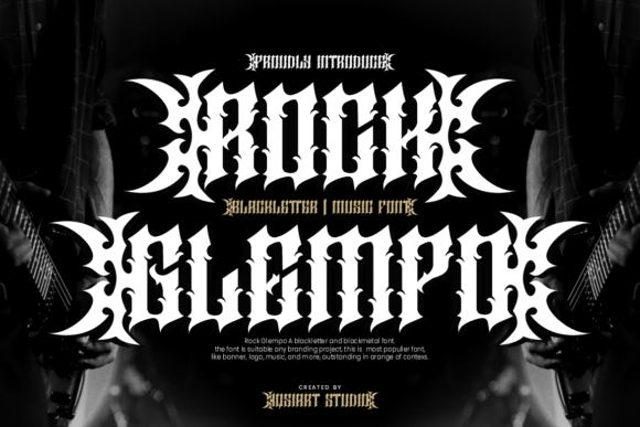 Rock Glempo: A Bold Blackletter Font for High-Impact Campaigns