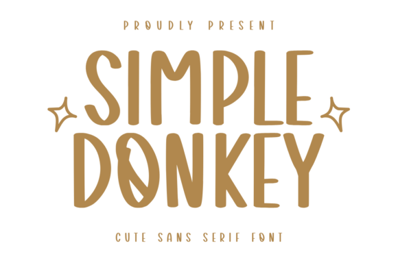 Simple Donkey: A Playful Sans Serif Font for Web Design