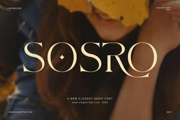 Sosro: A Classic Serif Font for Crafters