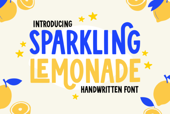 Sparkling Lemonade Font for Creative Marketing