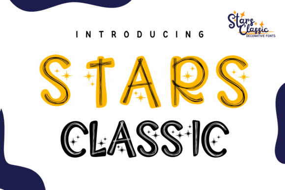 Stars Classic: A Whimsical Typeface for Editorial Charm