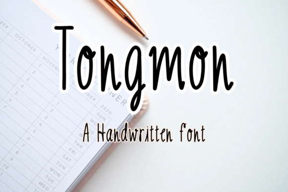Tongmon: A Handwritten Font for Creative Campaigns