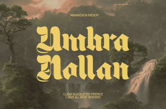 Umbra Nollan: A Bold Blackletter Typeface for Modern Editors